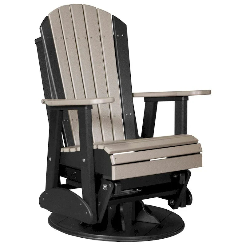 Fauteuil planeur pivotant Adirondack en polybois