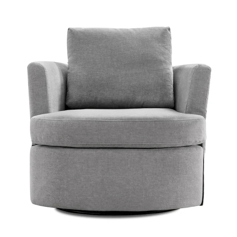 Fauteuils pivotants modernes Chenille pour salon