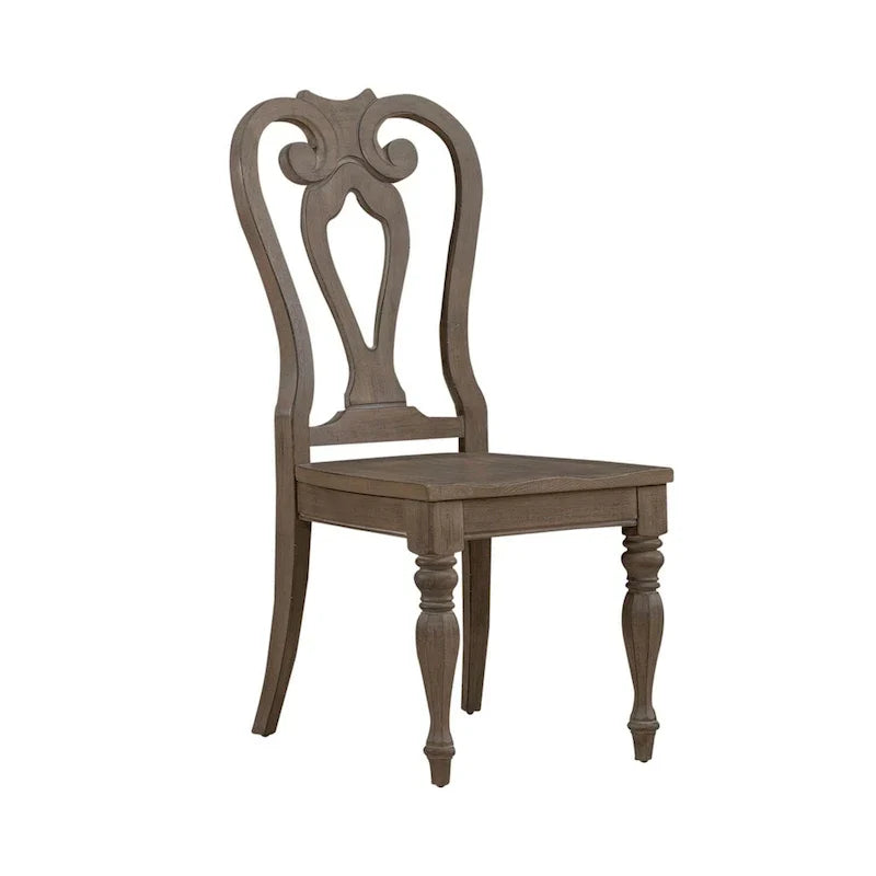 Chaise à lattes (Lot de 2)