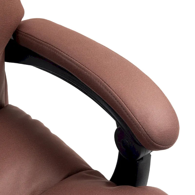 Fauteuil de bureau massant, chauffant et inclinable en microfibre Vinsetto avec vibrations
