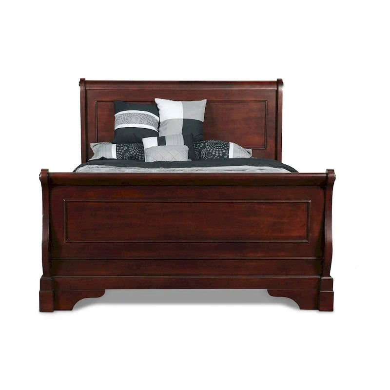Lit traîneau Rodgers Bordeaux, New Classic Furniture