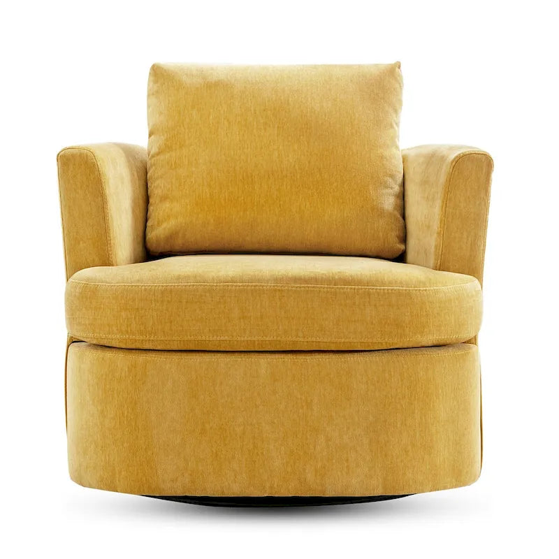 Fauteuils pivotants modernes Chenille pour salon