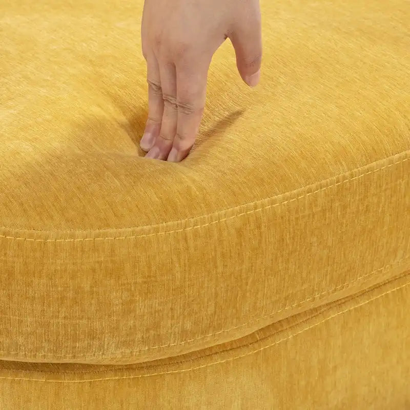 Fauteuils pivotants modernes Chenille pour salon