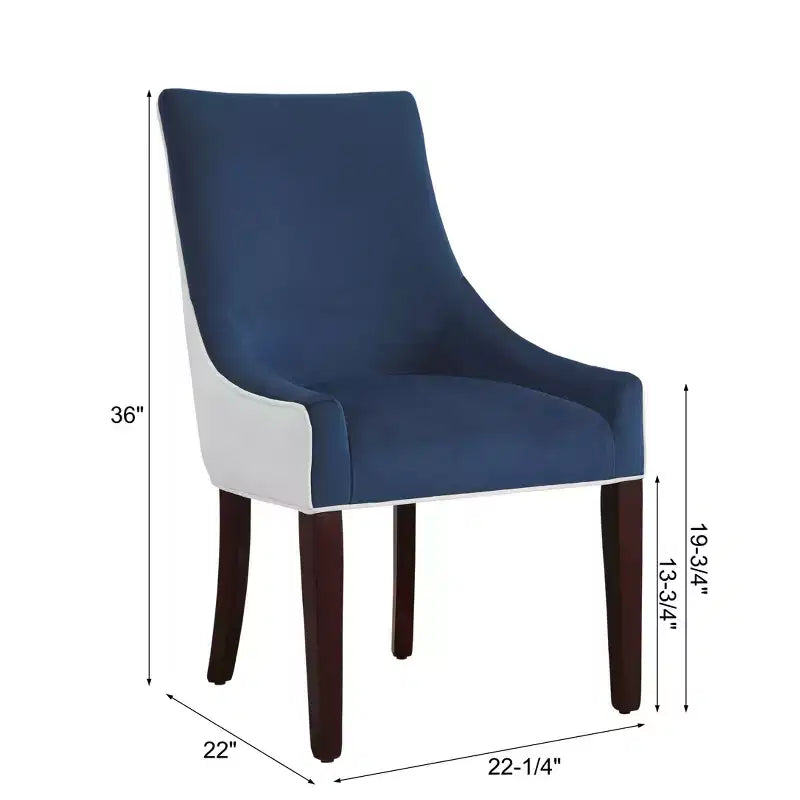 Chaise de salle à manger rembourrée, chaise d'appoint pour cuisine et salle à manger