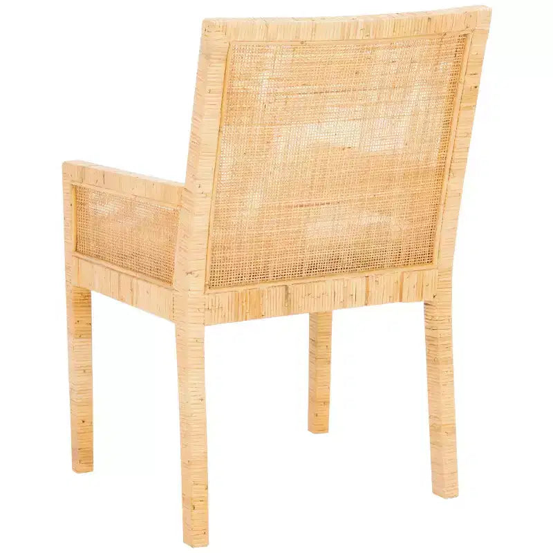Fauteuil d'appoint Sarai rembourré, dossier capitonné, pieds dorés, pour salon et chambre