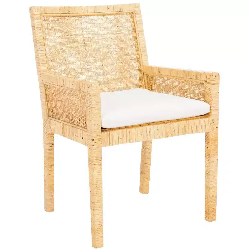 Fauteuil d'appoint Sarai rembourré, dossier capitonné, pieds dorés, pour salon et chambre