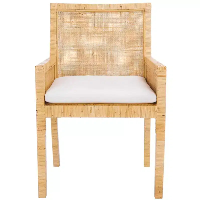 Fauteuil d'appoint Sarai rembourré, dossier capitonné, pieds dorés, pour salon et chambre