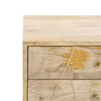 Banc de rangement 2 tiroirs avec coussin, blanc cassé, entrée et chambre à coucher