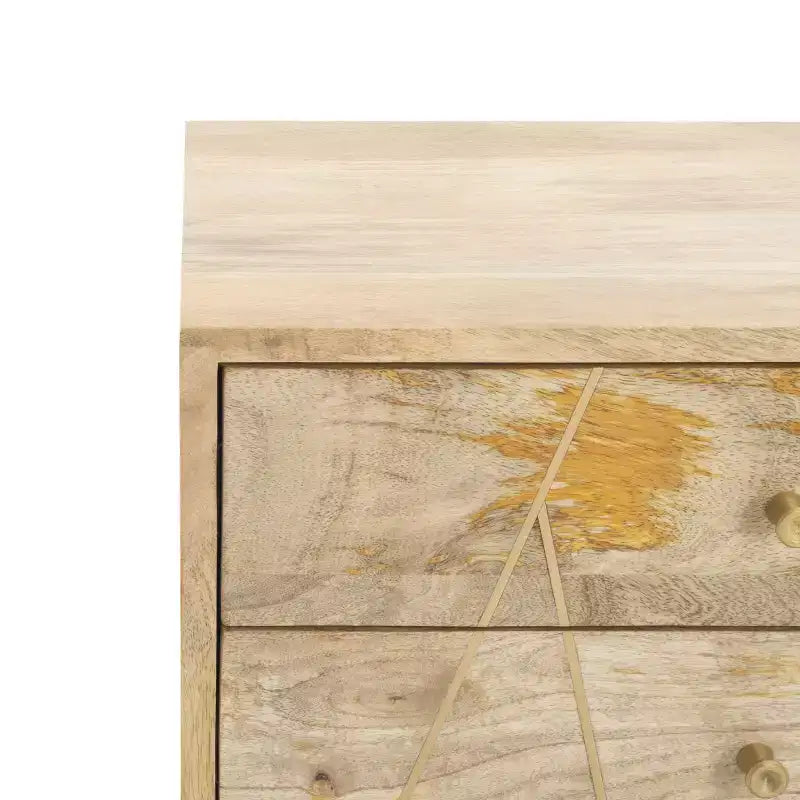 Banc de rangement 2 tiroirs avec coussin, blanc cassé, entrée et chambre à coucher