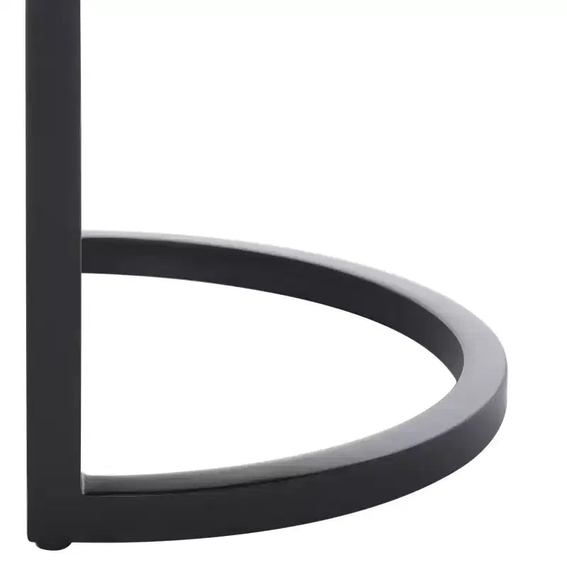Banc ovale, assise en cuir PU gris, siège d'appoint élégant - BCH6403