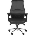 Irving Swivel Desk Chair - Height Adjustable - FOX8505 - Black - Safavieh