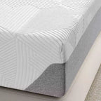 Matelas en mousse à mémoire de forme 10 pouces, rafraîchissant et anti-pression, compatible avec tous les cadres de lit