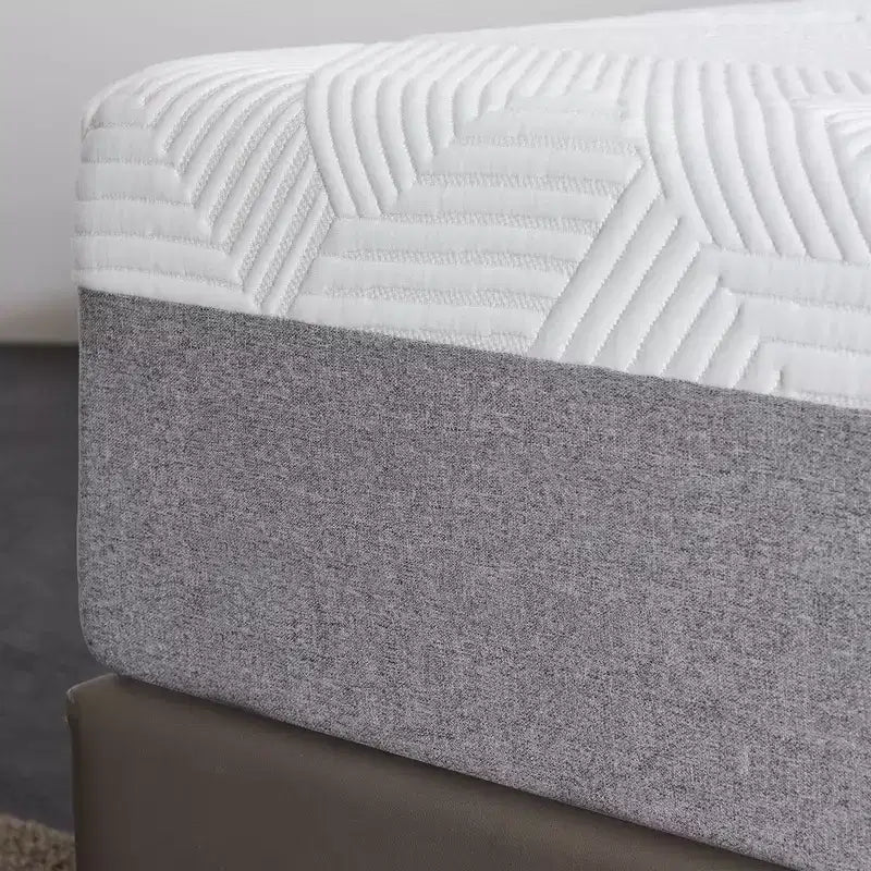 Matelas en mousse à mémoire de forme 10 pouces, rafraîchissant et anti-pression, compatible avec tous les cadres de lit