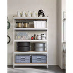 Étagères de rangement à 5 niveaux, étagère métallique robuste, capacité de 80 kg, pour salon, bureau, garage