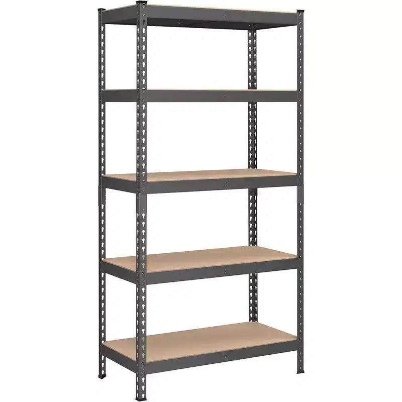 Étagères de rangement à 5 niveaux, étagère métallique robuste, capacité de 80 kg, pour salon, bureau, garage