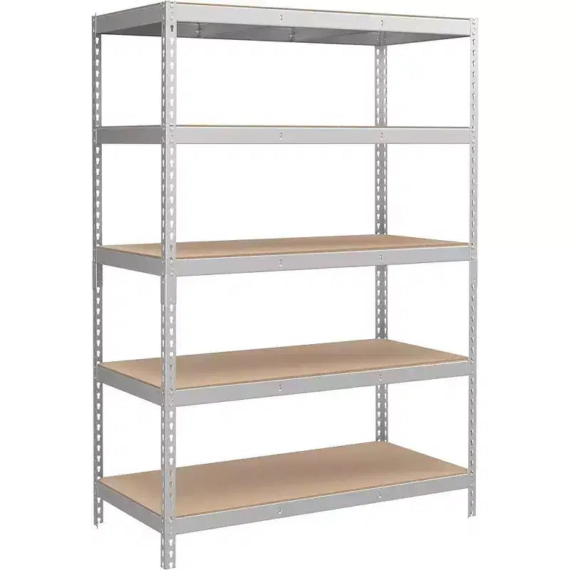 Étagères de rangement à 5 niveaux, étagère métallique robuste, capacité de 80 kg, pour salon, bureau, garage
