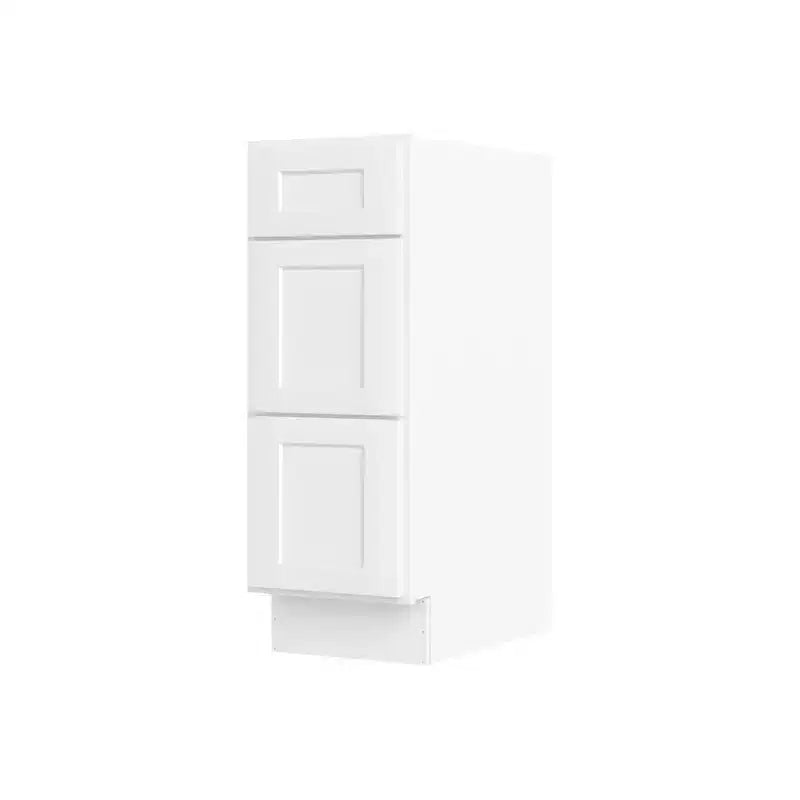 Meuble sous vasque blanc Easy-DIY Shaker sans plan, prêt à assembler
