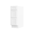 Meuble sous vasque blanc Easy-DIY Shaker sans plan, prêt à assembler