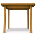 Table de salle à manger rectangulaire du milieu du siècle, cadre en bois d'hévéa, 6 places, marron, 167,6 cm (L) x 101,6 cm (P)