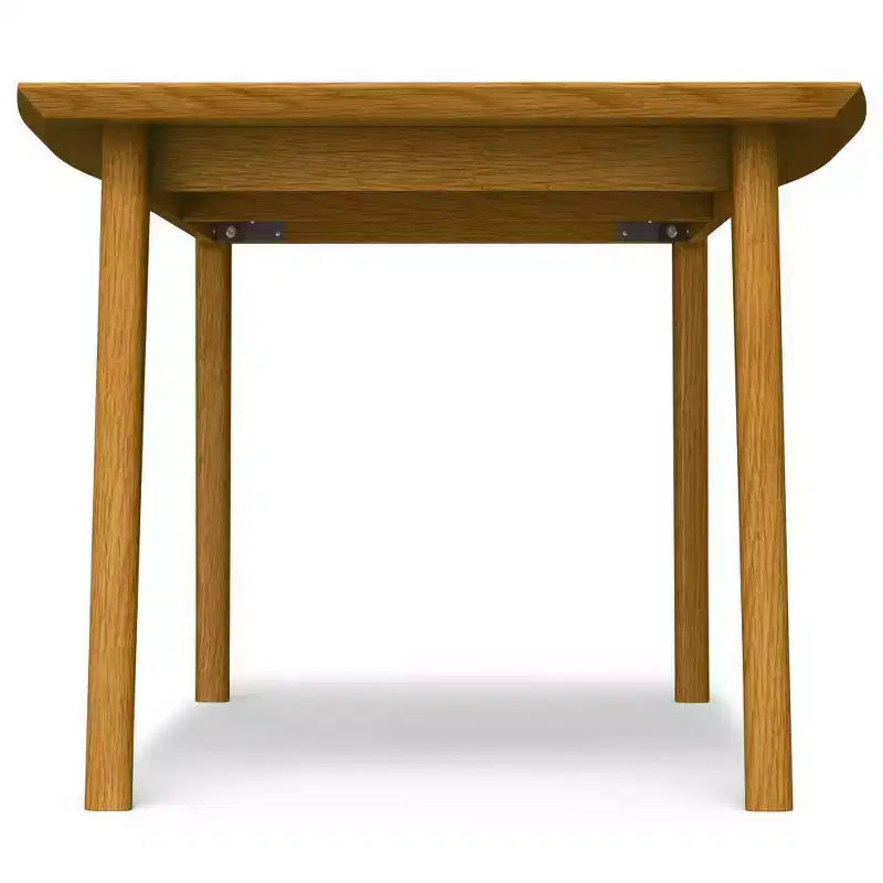 Table de salle à manger rectangulaire du milieu du siècle, cadre en bois d'hévéa, 6 places, marron, 167,6 cm (L) x 101,6 cm (P)