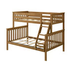 Lit superposé double en bois massif, aucun sommier tapissier requis, faible teneur en COV, capacité de 181 kg