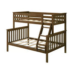 Lit superposé double en bois massif, aucun sommier tapissier requis, faible teneur en COV, capacité de 181 kg