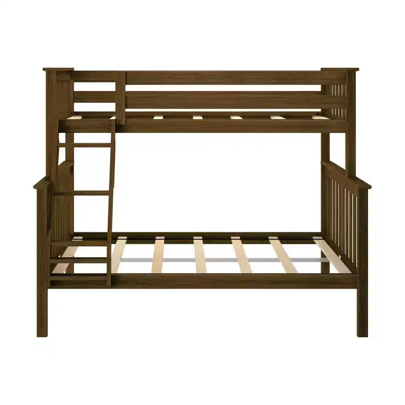 Lit superposé double en bois massif, aucun sommier tapissier requis, faible teneur en COV, capacité de 181 kg