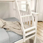 Lit superposé double en bois massif, aucun sommier tapissier requis, faible teneur en COV, capacité de 181 kg