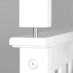 Lit superposé double en bois massif, aucun sommier tapissier requis, faible teneur en COV, capacité de 181 kg