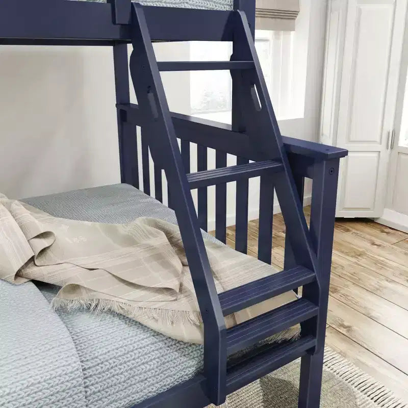 Lit superposé double en bois massif, aucun sommier tapissier requis, faible teneur en COV, capacité de 181 kg