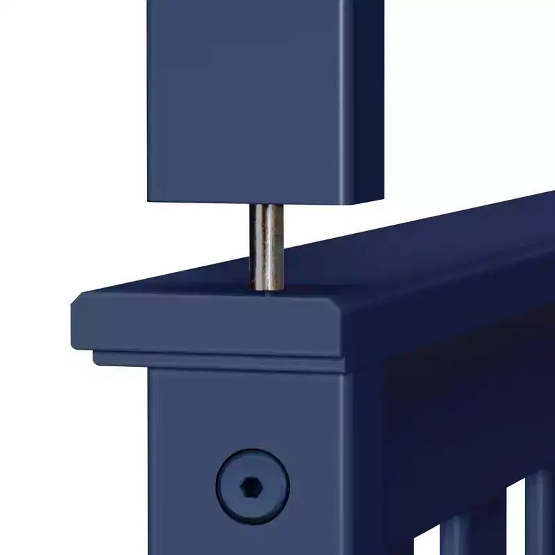 Lit superposé double en bois massif, aucun sommier tapissier requis, faible teneur en COV, capacité de 181 kg