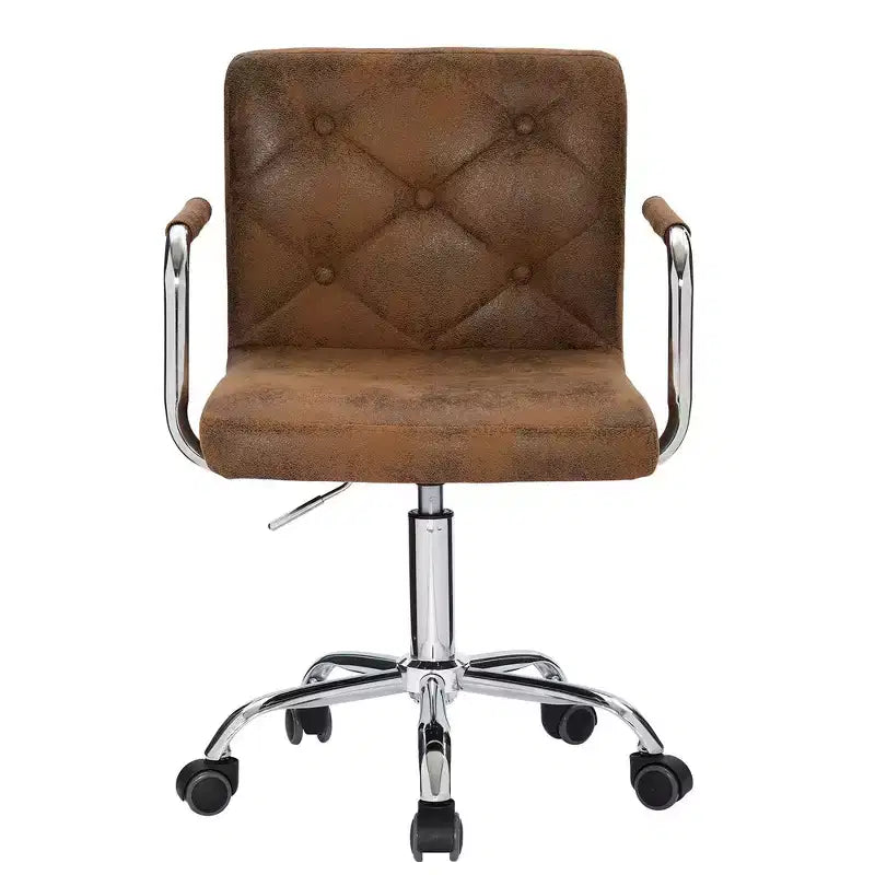 Chaise de bureau roulante pour bureau à domicile, hauteur réglable, pivotante à 360°, assise moelleuse