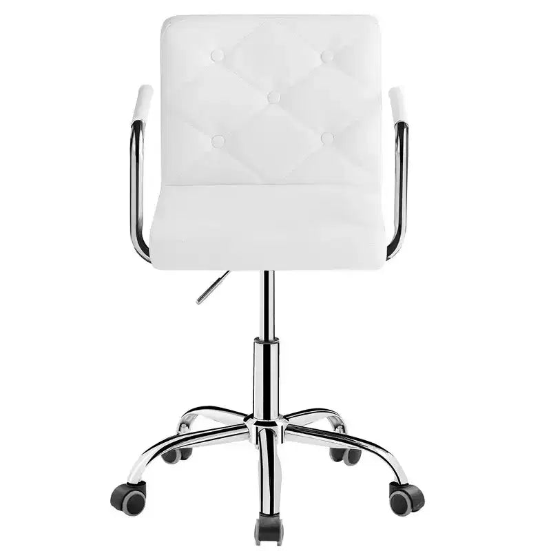 Chaise de bureau roulante pour bureau à domicile, hauteur réglable, pivotante à 360°, assise moelleuse