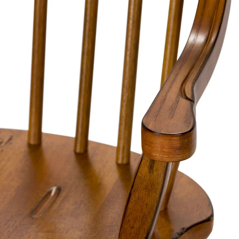 Fauteuil Treasures Rustic Oak à dossier incurvé