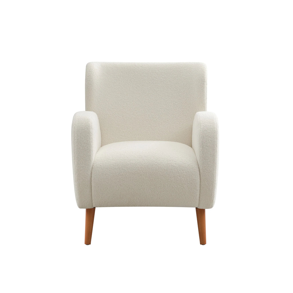 Fauteuil club capitonné moderne avec accoudoirs, canapé simple