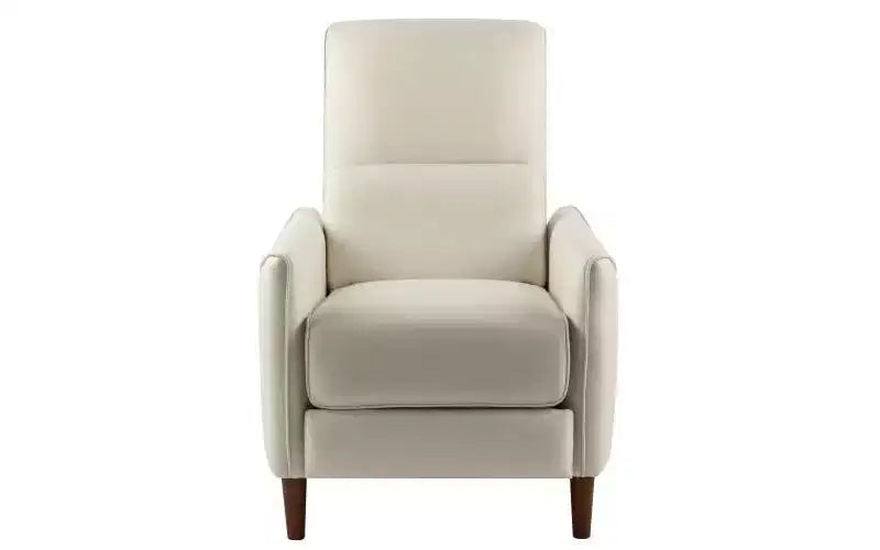 Christopher Knight Home Owen Upholstered Recliner Chair with Rubberwood Tapered Legs