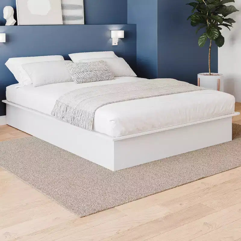 Lit plateforme, pas besoin de sommier tapissier, cadre de lit moderne en bois