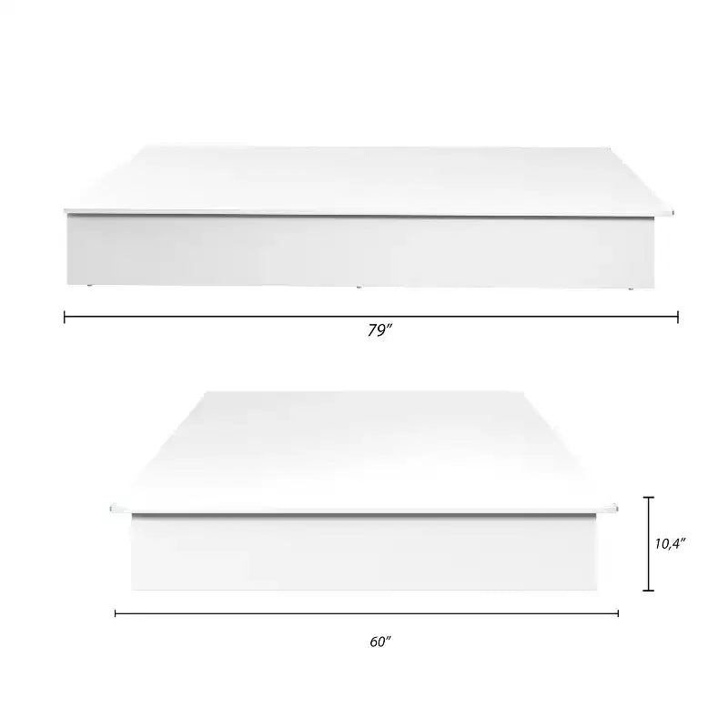 Lit plateforme, pas besoin de sommier tapissier, cadre de lit moderne en bois
