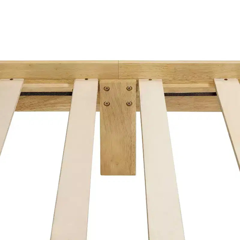 Lit plateforme Queen Belna avec revêtement en tissu bouclette, sommier tapissier non requis