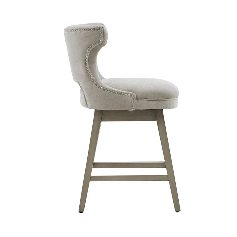 Tabouret de comptoir pivotant à 360 degrés Janet de Madison Park