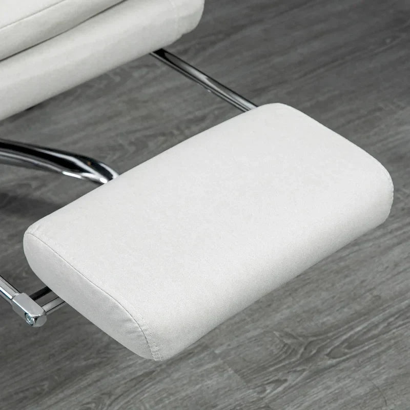 Fauteuil de bureau massant, chauffant et inclinable en microfibre Vinsetto avec vibrations