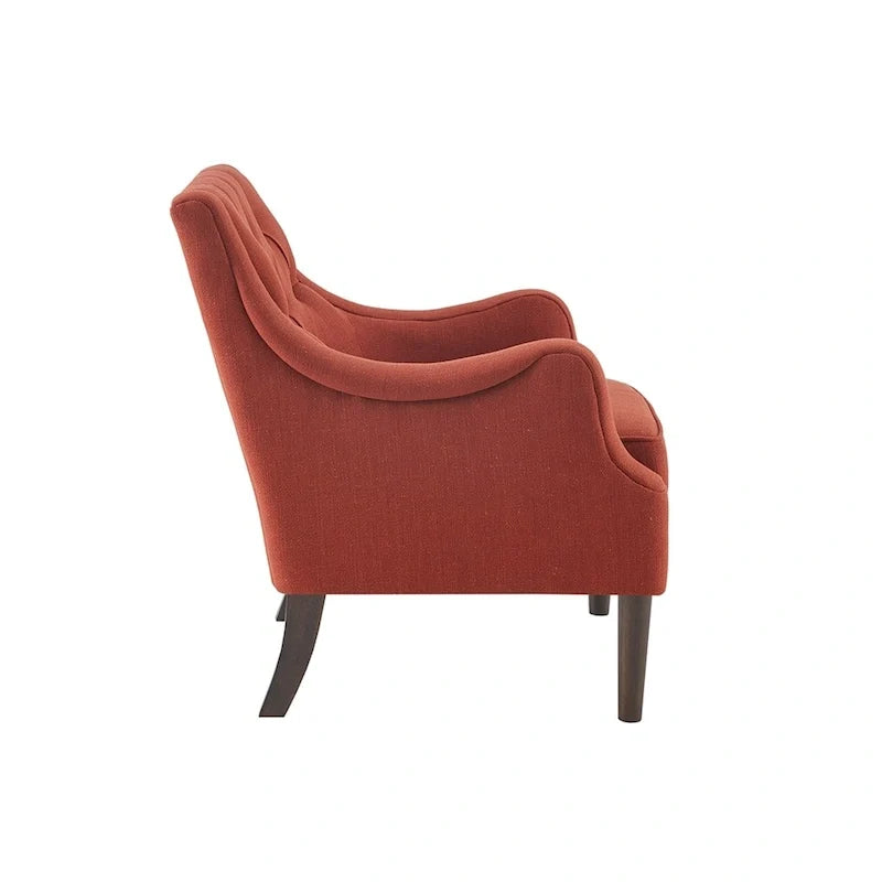 Fauteuil d'appoint capitonné moderne