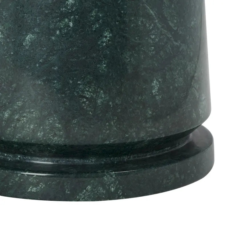 Table d'appoint ronde haute en marbre SAFAVIEH Couture Ghicu - 56 cm L x 53 cm P x 61 cm H - 21Wx21Dx24H