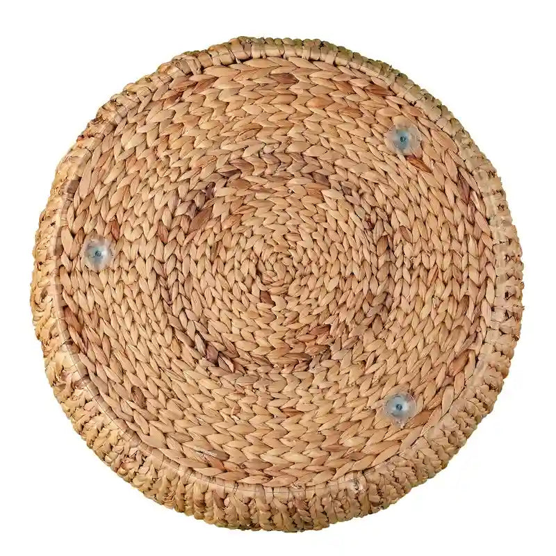 Table basse ronde Terraza en jacinthe d'eau de SEI Furniture