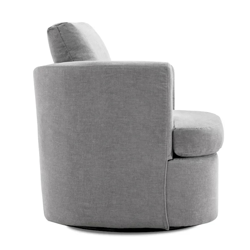 Fauteuils pivotants modernes Chenille pour salon