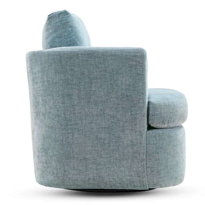 Fauteuils pivotants modernes Chenille pour salon