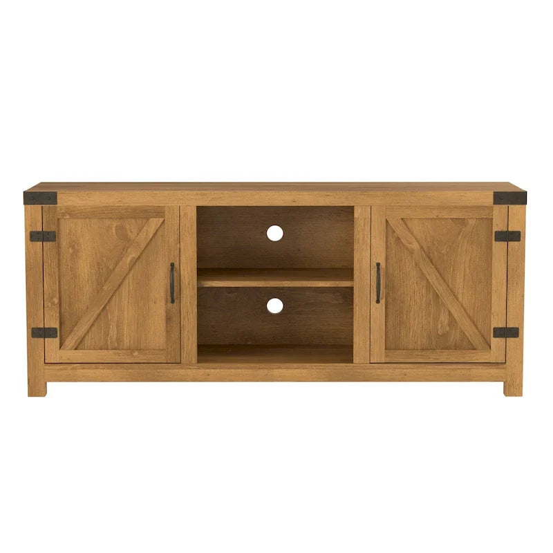 Meuble TV avec porte de grange Middlebrook Firebranch 58 pouces