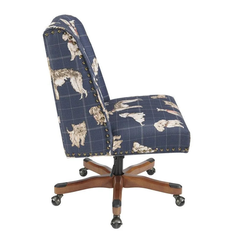 Chaise de bureau pivotante Violet