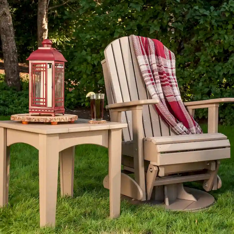 Fauteuil planeur pivotant Adirondack en polybois