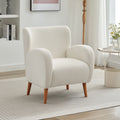 Fauteuil club capitonné moderne avec accoudoirs, canapé simple